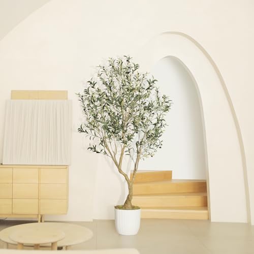 image for LYERSE Olive Tree 6ft - Olive Trees Artificial Indoor with Large Olive