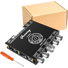 S350H 2.1 Channel Amplifier Board,220W+220W+350W Power Output, 5.1 Amplifier Board DC18-38V TPA3251 AMP Board BT/AUX/USB Input for DIY Wireless Speakers for DIY Wireless Speakers