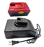 TF-POWER 18v 4.0Ah, Replace Battery for Snap on CTB6187 CTB6185 CTB4187 CTB4185 CT6850,Replace Charger for CTC620,Sets of 1 pc Replace Battery and 1 pc of Replace Charger
