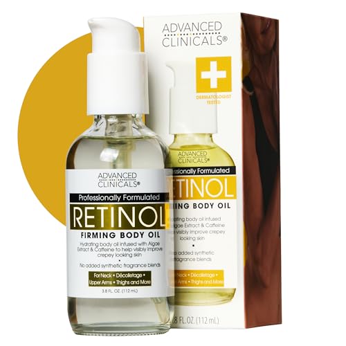 Advanced Clinicals Retinol Body Firming Oil | Retinol Body O