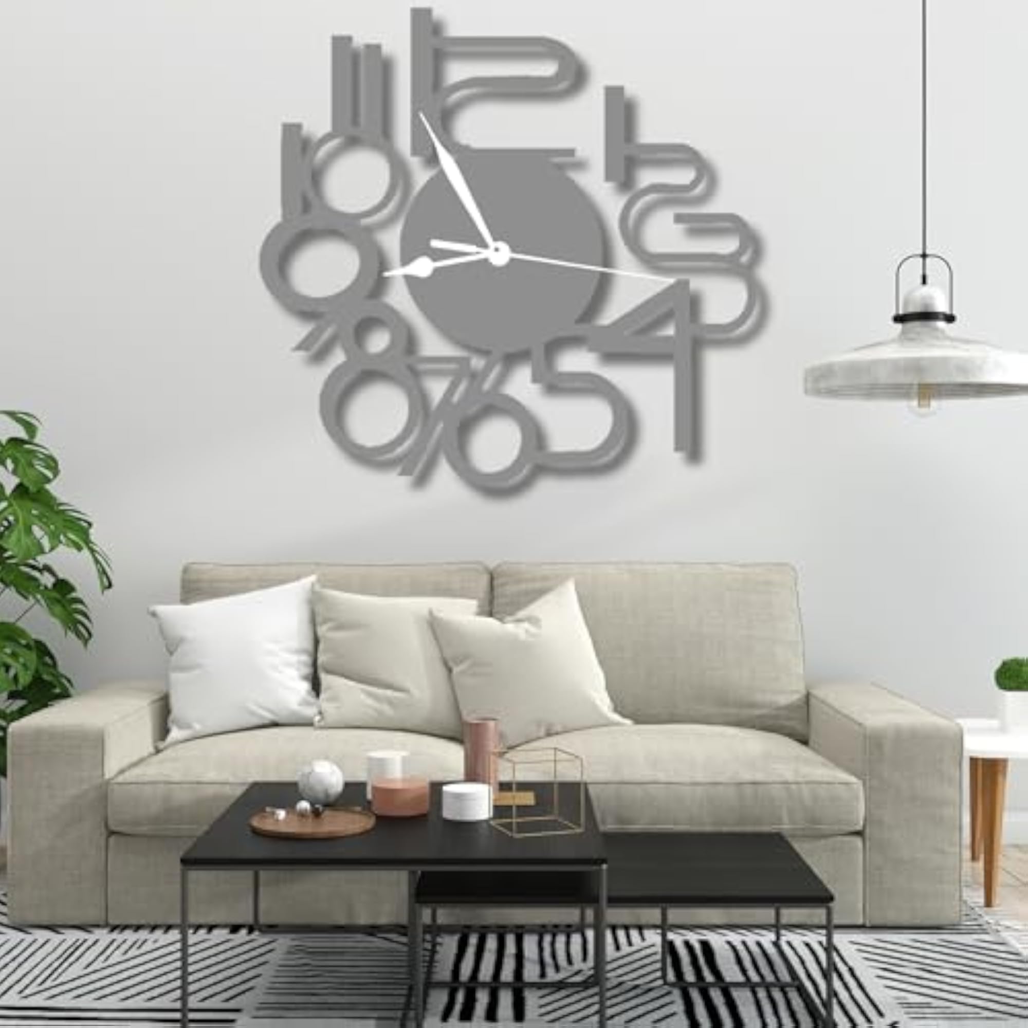 Modern Metal Wall Clock for Stylish Interiors