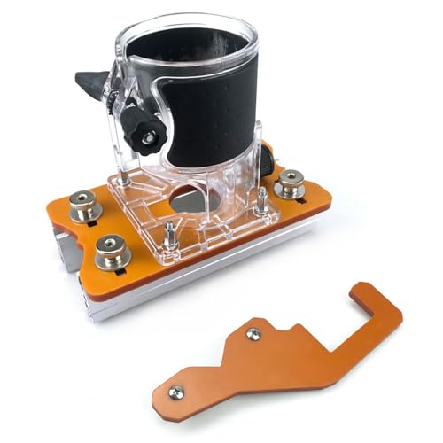 Outil De Routeur De Coupe-Bois, Support De Fente De Routeur à Bois 5 à 56 Mm, Base Réglable, Support De Machine à Rainurer, Fraise à Fente pour Le Travail du Bois