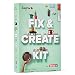 Produktbild Sugru by tesa Fix and Create Kit - Formbarer Allzweckkleber mit Booklet für kreative Projekte zum Basteln, Dekorieren, Reparieren und zum Kleben ohne Bohren - 4 x 3,5 g, rot, schwarz, grau, weiß
