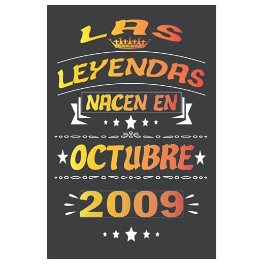 Las Leyendas Nacen En Octubre 2009: cuaderno de cumpleaños 12 años | Regalo de cumpleaños de 12 años para mujer, hombre, madre, padre, Niñas y Niños, 15.24x22.86 cm