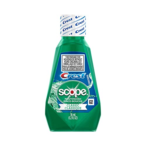 PROCTER & GAMBLE Crest + Scope Rinse, Classic Mint, 36 Ml Bottle, 180/carton