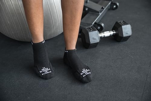 Image of Thorlo Women's Experia Micro-Mini Crew Sock 3 Pack, Black /Black, 10