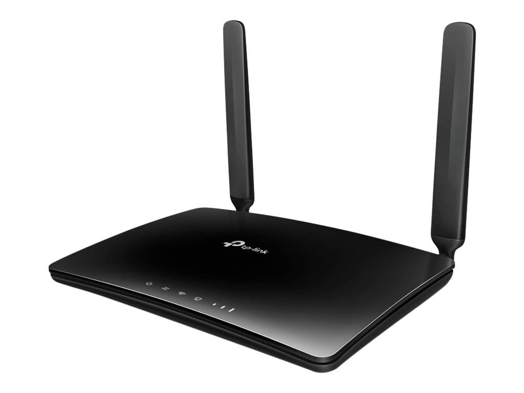 TP-Link Archer MR400 AC1200 Dualband 4G LTE WLAN Router (150 Mbit/s im Download, simultanes Dualband, 300 Mbit/s(2,4GHz) + 867 Mbit/s(5GHz), frei konfigurierbarer LAN/WAN-Port) schwarz