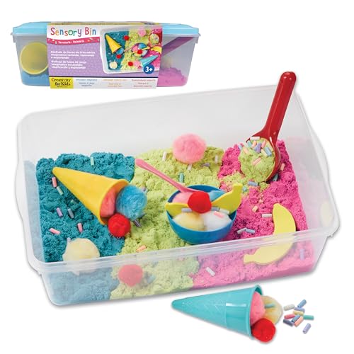 Creativity For Kids, Faber-Castell, Caixa Sensorial Sorveteria, Estimula o Desenvolvimento, para cri