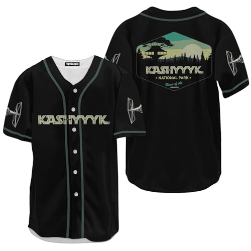 99TIMORO Camisetas de beisebol de personagem de filme, camisa de jérsei uniforme, camisa de botão de