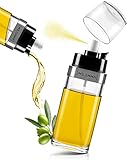 MS. EMMA Ölsprüher und Ölspender -geniale 2 in 1 Funktion für sparsamen Ölverbrauch-stylisches Ölspray und praktische Ölflasche mit Ausgießer in einem. Der perfekte Küchenhelfer.