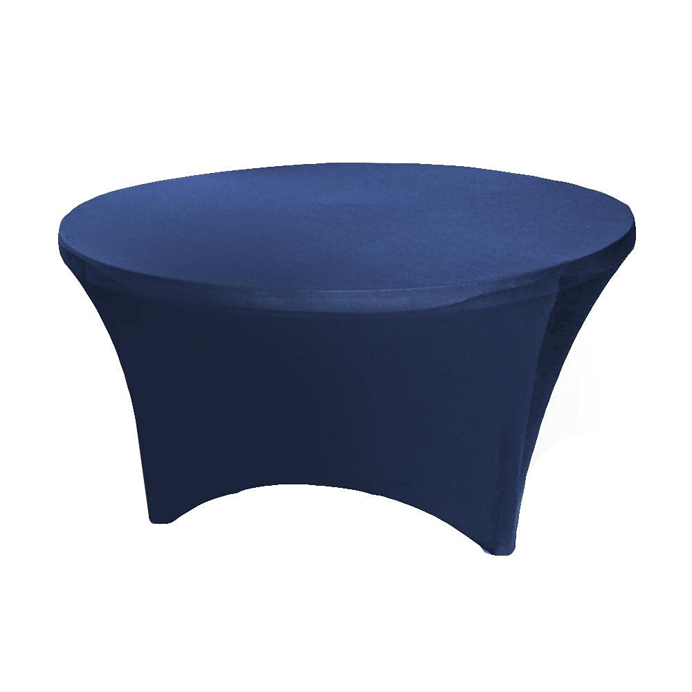 CV Linens tc_5rd_span_navy Table Cover