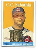 2007 Topps Heritage #382 C.C. Sabathia NM-MT Cleveland Indians Baseball MLB