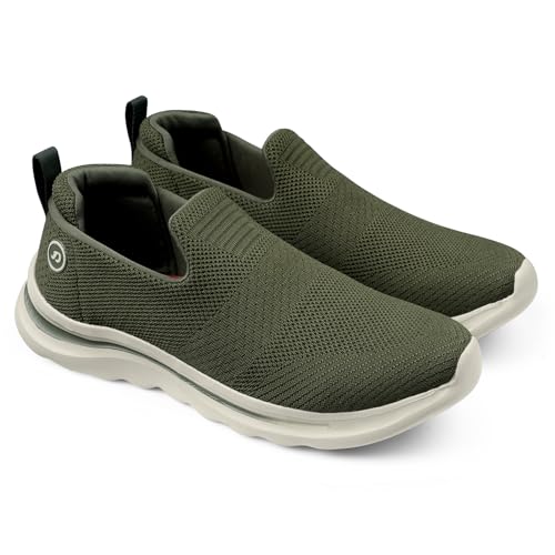 Image of DOCTOR EXTRA SOFT Men's Sports Walking Running Jogging Slip-On Shoes|Lightweight Breathable Sneakers with Cushioned EVA Sole|Shock Absorbing Comfort Fit Easy Wear Athletic Daily Gym Casual Use D-2014