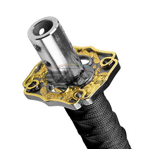 Samurai Sword Black Shift Knob Shifter Alloy Katana With Adapters Universal 15Cm #TOP5