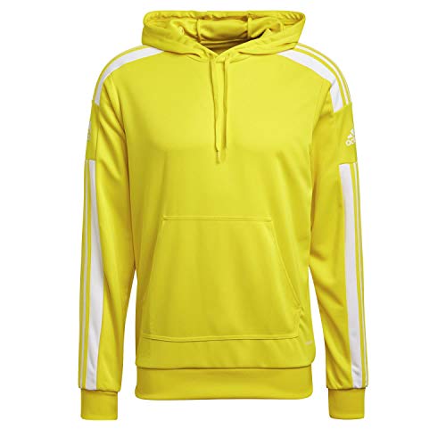 Adidas Squadra 21 Hoodie jaune contre le froid pour entraînement foot