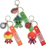 【Wertpaket】:Paket enthält 3 stück verschiedene Schlüsselanhänger,jeder Stil ist der klassischste niedliche Anime Figuren. 3D Anime Design, helle Farben, Mode und exquisiter Stil. Ihre Kinder werden es lieben!