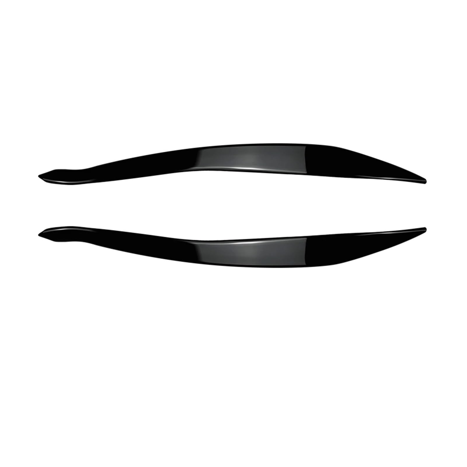 Przedni reflektor pokrywa lampy tapicerka reflektor brwi powieka naklejka brwi dekoracyjne Compatible With serii 5 F10 F11 2015-2017(Carbon Fiber Look)