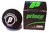 Prince Rebel Squash Ball - Single Yellow Dot