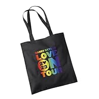 Love On Tour Black Tote Bag - Harry Love On Tour Songs Albums Singer Famous Celebrity Fan Adore Floral Fashion Carrier Shopper Shopping Gifts Presents About Us - WillowGifts prides ourselves as being one of the UK’s leading printed garment manufactur...