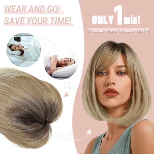 MORICHY Short Bob Hair Toppers - Image 2