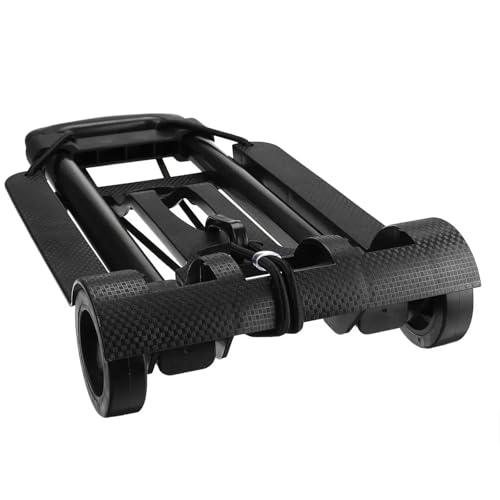 Diable pliable avec roues, chariot portable pour voyage et utilisation à la maison, chariot multifonction pour un transport facile et une utilisation à la maison