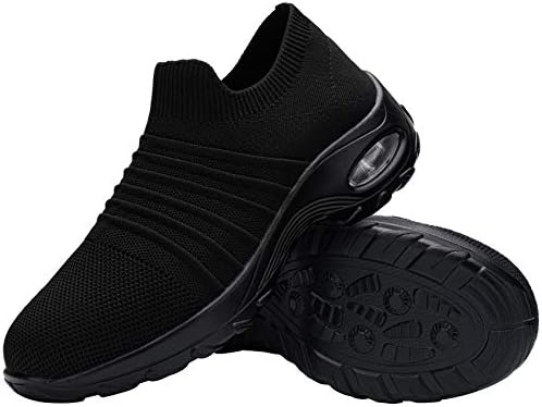 black slip on tennis shoes womens