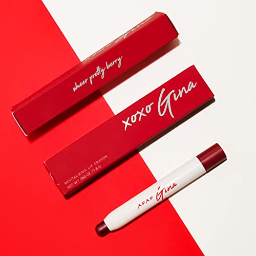 Fierce And Fabulous Berry Lipstick By Xoxo Gina - Dark Red Lip Crayon With Moisturizing Shea Butter - Blendable Lip Stick For Women - Lip Tint & Cheek Stain #TOP5
