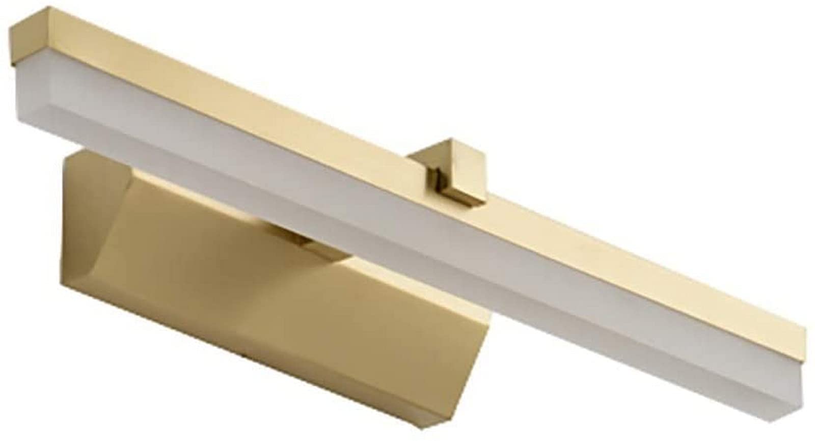 ASerZenith Mirror Lamp Led Wall Lamp Copper Bedside Lamp Bedroom Living Room Wall Lamp Bathroom Mirror Headlights Bath Mirror Lamps,50Cm