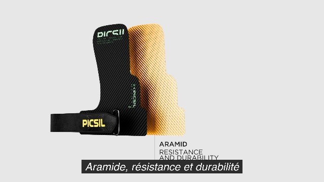 Grips D'Entraînement PICSIL Heron - Sans Magnésium - Pour Cross Training, Gym, Boxe - Adhérence Toutes Surfaces