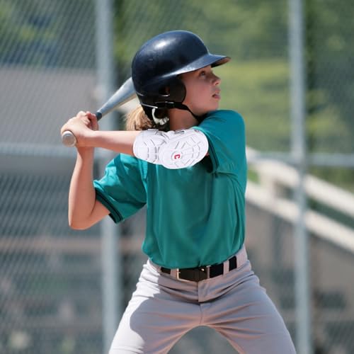 Cienfy Batter's Elbow Guard for Baseball and Softball, Elbow pad for Youth and Adult (White Adult-M) - Thumbnail 3