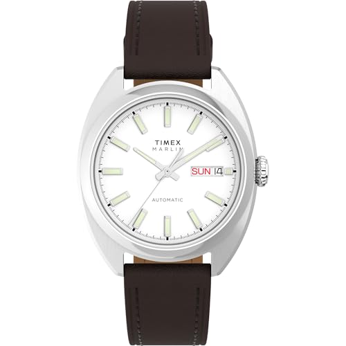 Montre homme Timex Marlin Draper cadran argenté pour le bureau