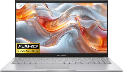 Image of ASUS VivoBook 15 High Performance Laptop in Silver Intel 10-core 5 up to 5Ghz 16GB RAM 512GB SSD 15.6in FHD Web Cam HDMI W11 (F1504 – Renewed)