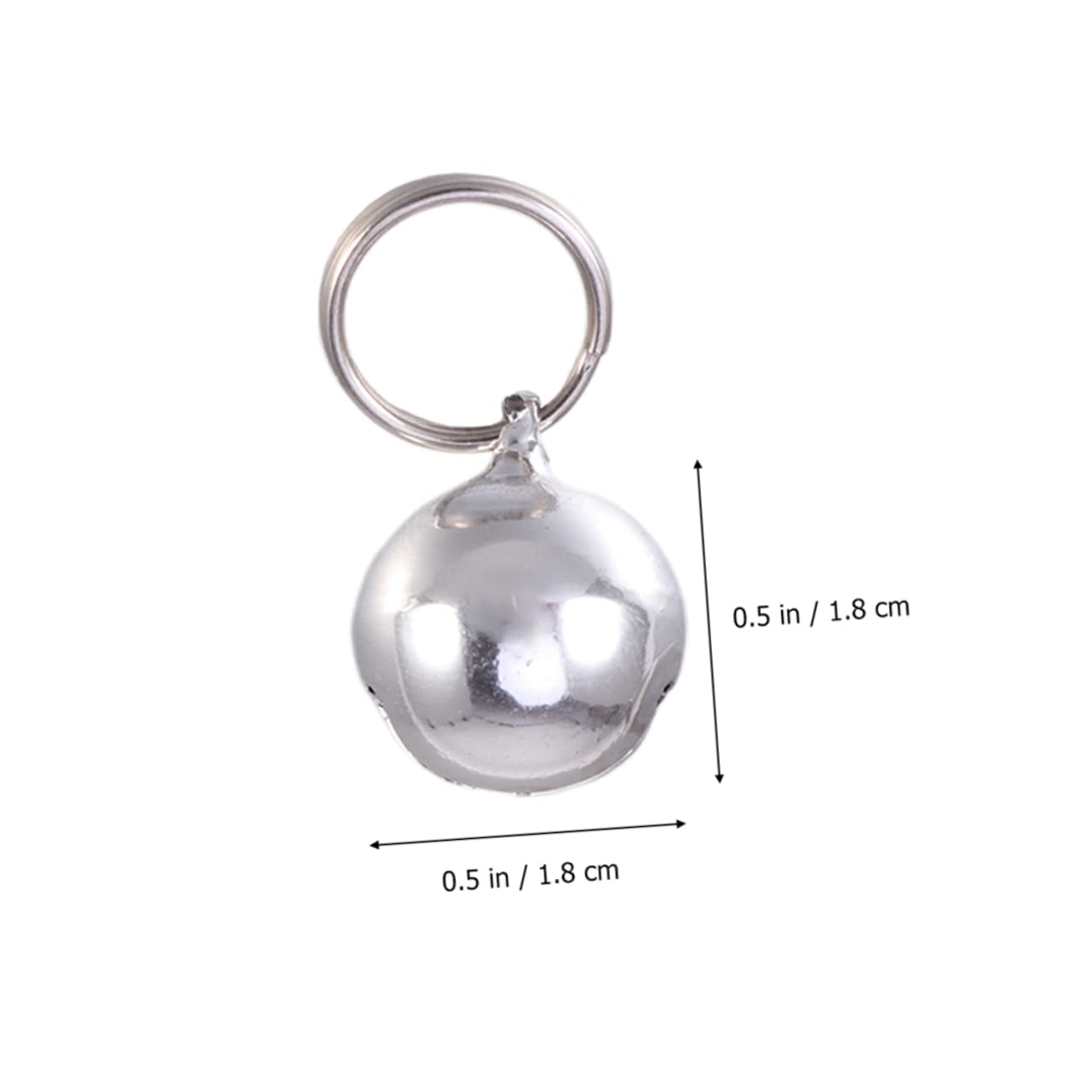 FOMIYES 2sets Pet Bells for Collar Small Dog Cat Puppy Collar Charm Diy Craft Accessory 10pcs*2