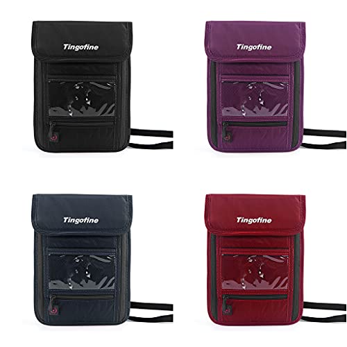 Vxkbiixxcs-o Bolsa de armazenamento de viagem mini carteira para passaporte premium bolsa organizado