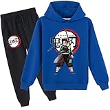 鬼滅の刃 子供服 長袖 Ｔシャツ&ズボン 上下セット 男の子 女の子 綿 トップス Tシャツ パーカー トレーナー スウェット 春秋冬 日常着 スポーツウェア 150CM