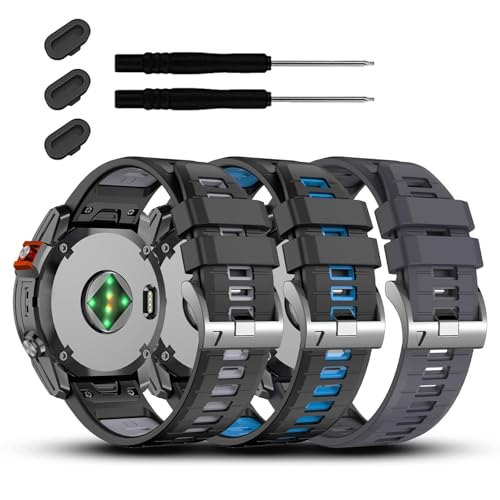 Bracelet de montre compatible avec Garmin Fenix 7S 6S 5S et Approach S70 42 mm