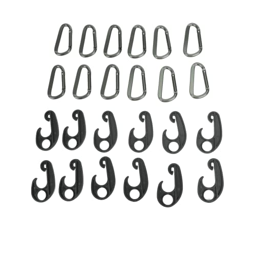 Fsbnjks 3 X 4 Ft Cargo Net Heavy Duty Mesh Square Bungee Netting With 12 Hooks 12 Black Clips And Storage Bag For Truck Bed Suv #TOP3