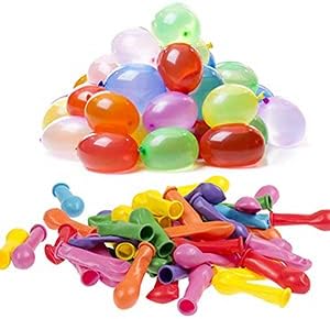 500 Pack Water Balloons with Tool Kits, Water Balloon Bomb for Water Fight Games, Summer Party Splash Water Balloons for Kids & Adults