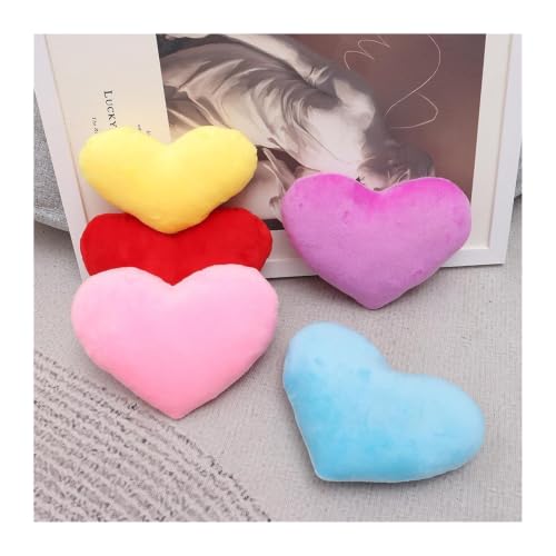 Coussin de decoration coeur violet idee cadeau - 4