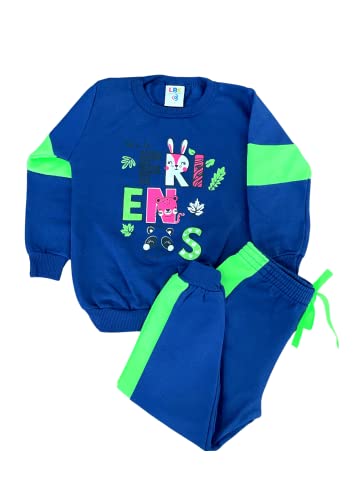 Kit Sortido 4 Peças de Roupas Feminino Infantil Inverno Moletom – 2 blusas casacos + 2 calças de 1 a