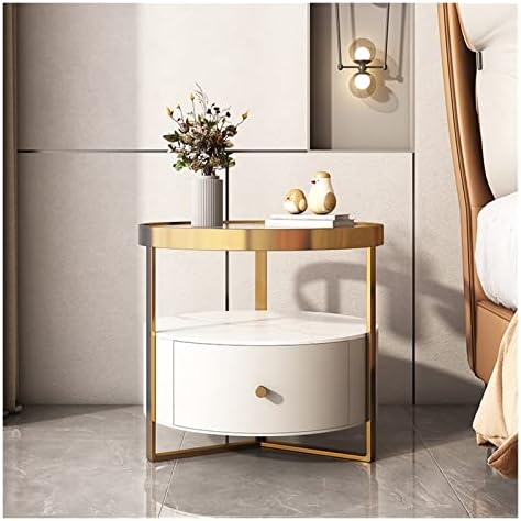 HEXEH Mesita de Noche Mesita de Noche Moderna y Sencilla, Mesa Au...