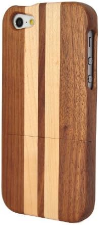 RioRand Handmade Natural Wooden Case Cover for iPhone 5 & 5s (RRC-9)