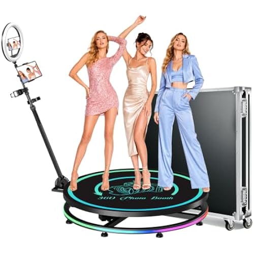 MWE 360 Photo Booth Machine for Parties with Flight Case,Logo Customization
