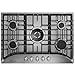 Empava 30" 5 Italy Sabaf Burners Gas Stove Cooktop Stainless Steel EMPV-30GC5B70C, 30 Inch