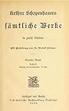  Schopenhauers sämtliche Werke in zwölf Bänden 1895 09/12