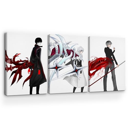MAVIS PRINT Tokyyo Ghouul Set of 3-16x24 inches Wall Decor
