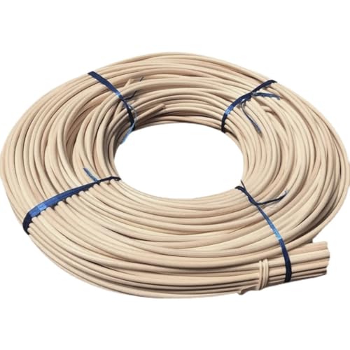 Gumney 32.8ft Natural Rattan Core, 7mm Round Cane Rattan for