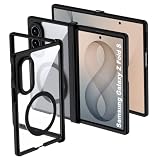 Tieeyivv Cover Magnetica per Samsung Galaxy Z Fold 8/ Z Fold8 5G Case con MagSafe, Anti-Caduta Frame in Silicone Morbido + Acrilico Custodia Transaprent Posteriore Cover Sottile Antiurto