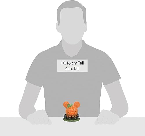 Miniatura 4 de Department 56 Disney Village - Figura iluminada de Mickey Mouse Town Center, accesorios de Halloween, 4 pulgadas, multicolor