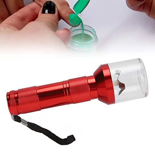 Nail Powder Mixer, Electric Aluminum Grinder Spices Crusher Grinder Cracker Nail Powder Mixer Blender Nail Powder Grinding Machine Tool Portable Chopper Fine Grinders For Home Kitchen Nail Salon(Red) #TOP6